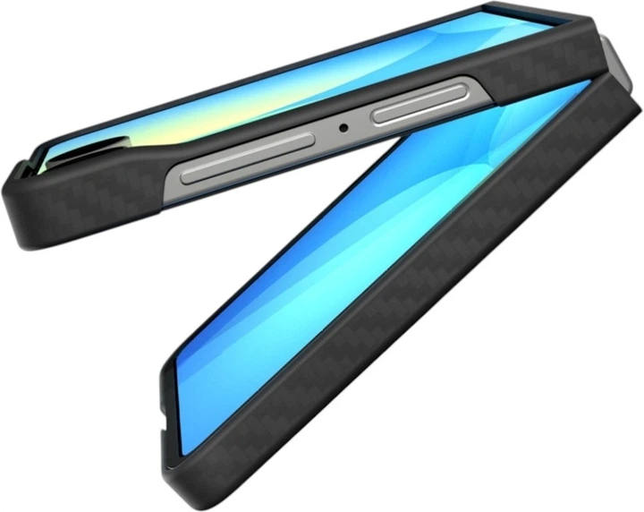 Чохол Spigen AirSkin Aramid для Samsung Galaxy Z Flip 7 Black (ACS09564) - зображення 11
