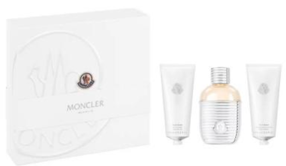 Набір для жінок Moncler Ladies Pour Femme Парфумована вода 100 мл + Гель для душу 100 мл + Крем для тіла 100 мл (3386460135740) - зображення 1