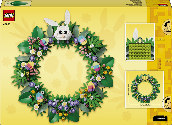 Zestaw klocków LEGO Iconic Wiosenny wieniec 747 elementów (40957) - obraz 9