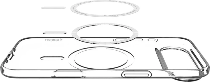 Чохол Spigen Liquid Crystal Mag MagSafe для Apple iPhone Air Clear/White (ACS10395) - зображення 5