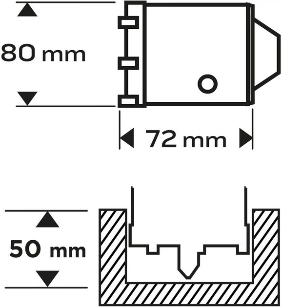 Otwornica widiowa NEO Tools 80 mm 55-328 (5906692003617) - obraz 2