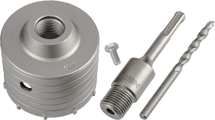 Otwornica widiowa NEO Tools 85 mm z adapterem 55-323 (5906692003563) - obraz 3