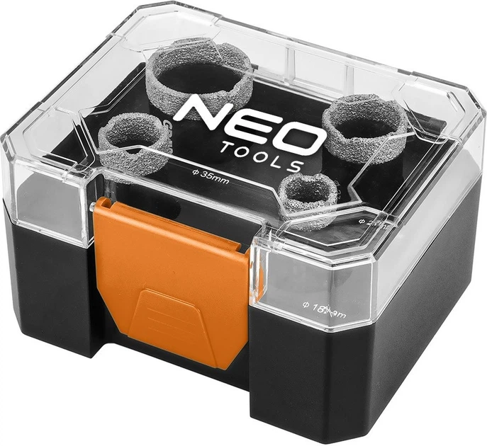 Zestaw otwornic diamentowych NEO Tools 18-35 mm 4 szt 55-318 (5906692003518) - obraz 2