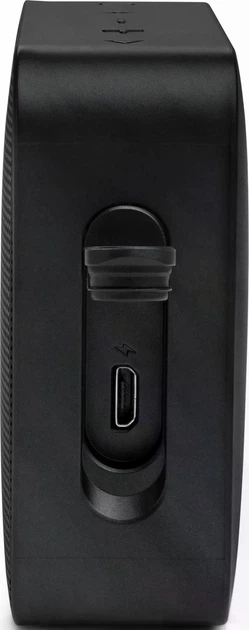 Портативна Bluetooth колонка JBL Go Essential 2 Black — компактний Pro Sound 3.1 Вт, Bluetooth 4.2, водозахист IP67, акумулятор до 5 год, зарядка USB‑C, потужний звук для дому, вулиці та подорожей - зображення 7