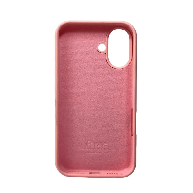 Защитный чехол-накладка Silicone Full Case AA Open Cam для Apple iPhone 17 Pink (FullOpeAAi17-41) - изображение 2