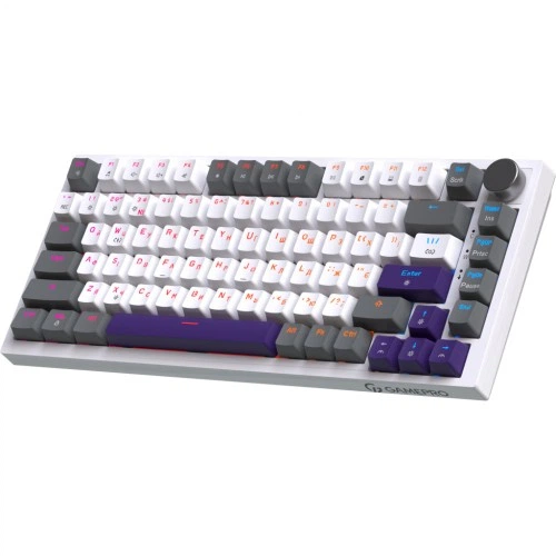 Клавіатура GamePro Genesis Warden MK160P Outemu Swithes USB White-Grey (MK160P) GamePro MK160P 995587 - Фото 2 Клавіатура GamePro Genesis Warden MK160P Outemu Swithes USB White-Grey (MK160P) GamePro MK160P 995587 - зображення 2