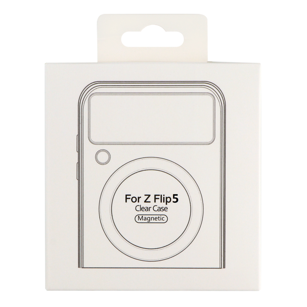 Чохол накладка для Samsung F731 Galaxy Flip 5 , Clear Case , MagSafe, Прозорий - Фото 3 Чохол накладка для Samsung F731 Galaxy Flip 5 , Clear Case , MagSafe, Прозорий - зображення 3