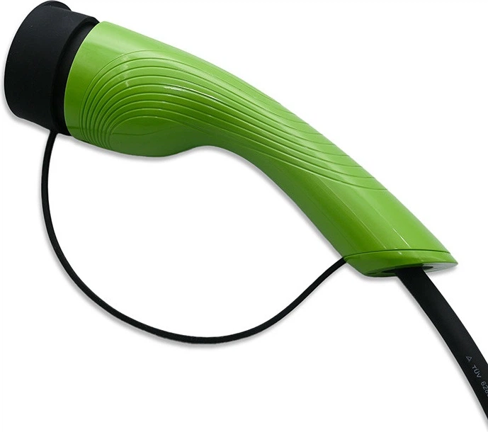 Мобільний зарядний пристрій для електромобіля Qoltec EV з регулюванням 2 в 1 Type 2 22 кВт 7 м (5901878524375) - зображення 3