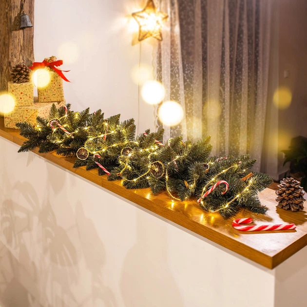 Гірлянда Kadax різдвяна 112 см Зелена (K5570) (5903699447123) - зображення 7