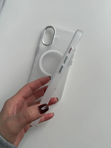 Чохол Matte White Magsafe для iPhone 17 - зображення 3