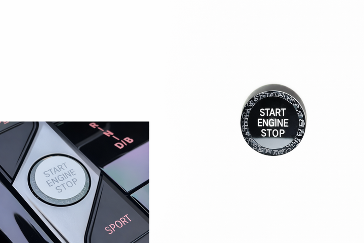 Кнопка START/STOP Diamond (Crystal Style) для BMW F40 F44 G20 G22 G14 G05 G06 G29 - Фото 2 Кнопка START/STOP Diamond (Crystal Style) для BMW F40 F44 G20 G22 G14 G05 G06 G29 - зображення 2