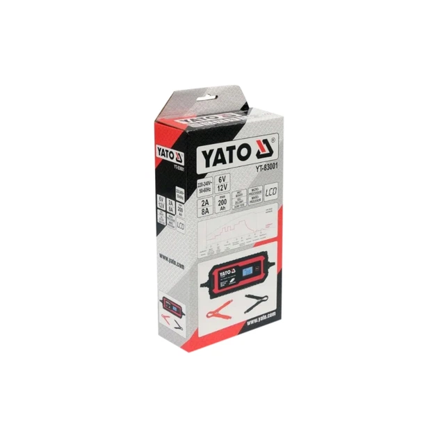 Зарядное устройство для автомобильного аккумулятора Yato YT-83001 - изображение 6