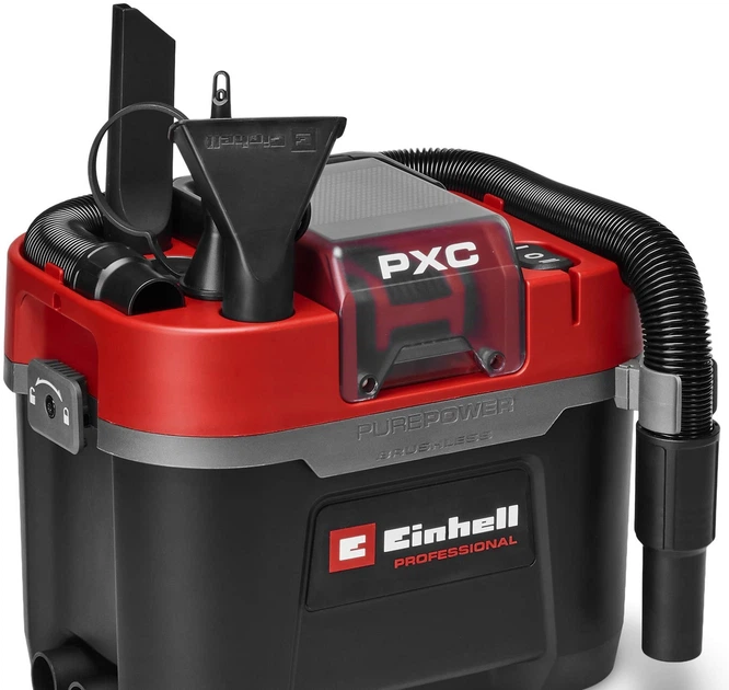 Пилосос акумуляторний безщітковий Einhell Professional X-Change TP-VC 18/10 Li BL L - Solo (2347155) - зображення 8