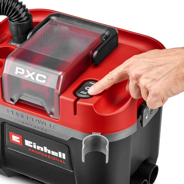 Пилосос акумуляторний безщітковий Einhell Professional X-Change TP-VC 18/10 Li BL L - Solo (2347155) - зображення 10