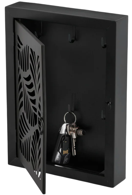 Ключниця Zeller Leaves металева 30 × 22 × 5 см (4003368138534) - зображення 3