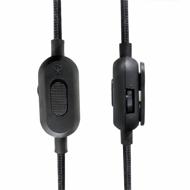 Кабель для навушників Logitech G233 / G433 / G Pro / G Pro X з мікрофоном та регулятором гучності - чорний - Фото 2 Кабель для навушників Logitech G233 / G433 / G Pro / G Pro X з мікрофоном та регулятором гучності - чорний - зображення 2