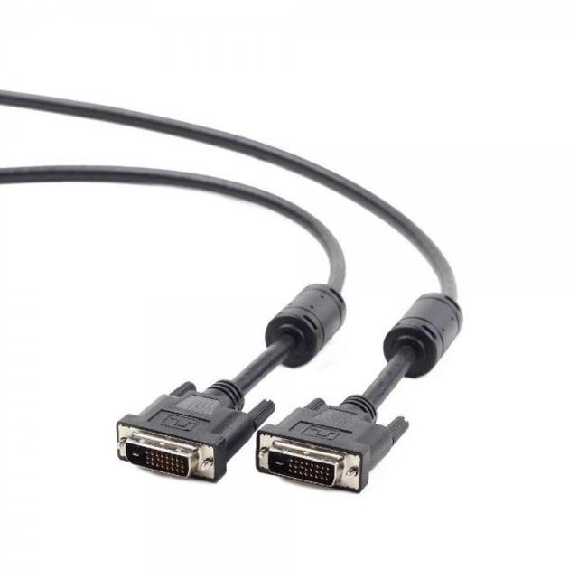 Кабель мультимедійний DVI M to DVI M 4.5m 24+1pin - Фото 2 Кабель мультимедійний DVI M to DVI M 4.5m 24+1pin - зображення 2