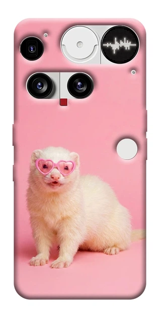 Чехол Белый хорёк для Nothing Phone (3) - Фото 1 Чехол Белый хорёк для Nothing Phone (3) - изображение 1