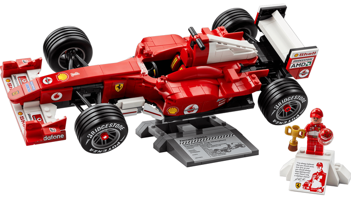Конструктор Lego Ferrari F2004 and Michael Schumacher Icons 11375 - зображення 5