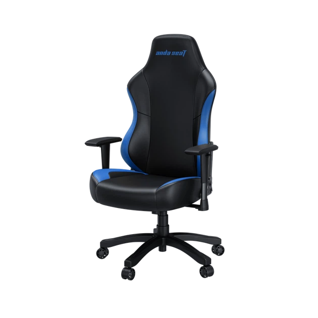 Крісло ігрове Anda Seat Luna Color Size L Black/Blue PVC - изображение 5