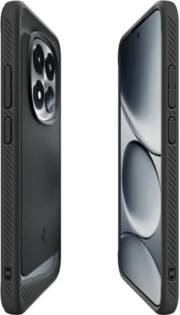 Чохол Spigen Rugged Armor для Xiaomi Redmi Note 15 Pro 5G Matte Black (ACS10460) - зображення 7