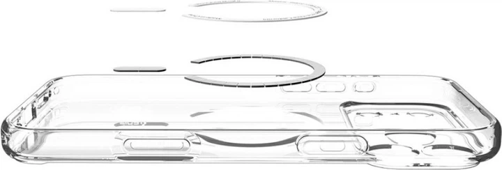 Чохол Spigen Ultra Hybrid Mag MagSafe для Apple iPhone 17 Pro Max Clear/Deep Blue (ACS11108) - зображення 7