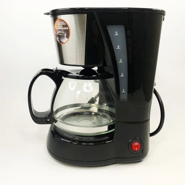Капельная кофеварка Magio MG-964 550 Вт 0.6 л для дома и офиса со стеклянным кофейником и съемным многоразовым фильтром - изображение 7