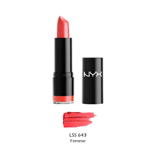 Зволожуюча помада для губ NYX Cosmetics Extra Creamy Round Lipstick LSS643 Femme - зображення 2