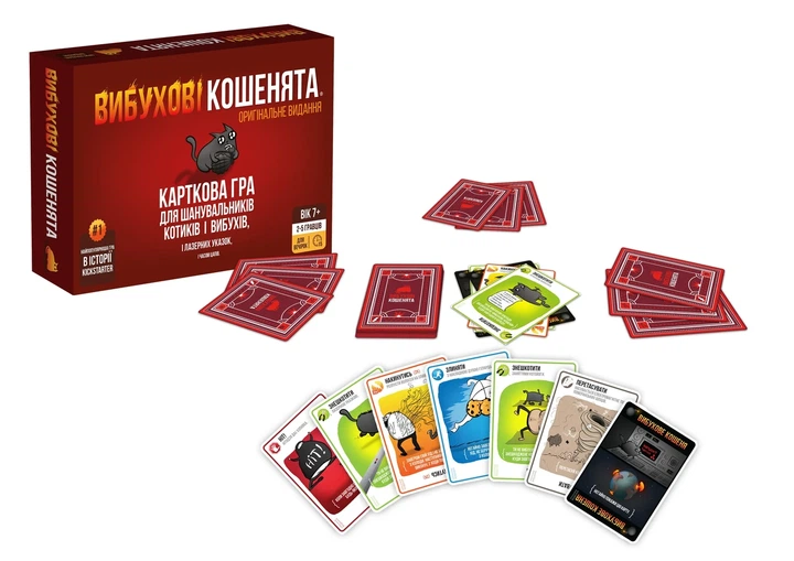 Настільна гра Вибухові кошенята: Оригінальне видання (Exploding Kittens: Original) - зображення 2