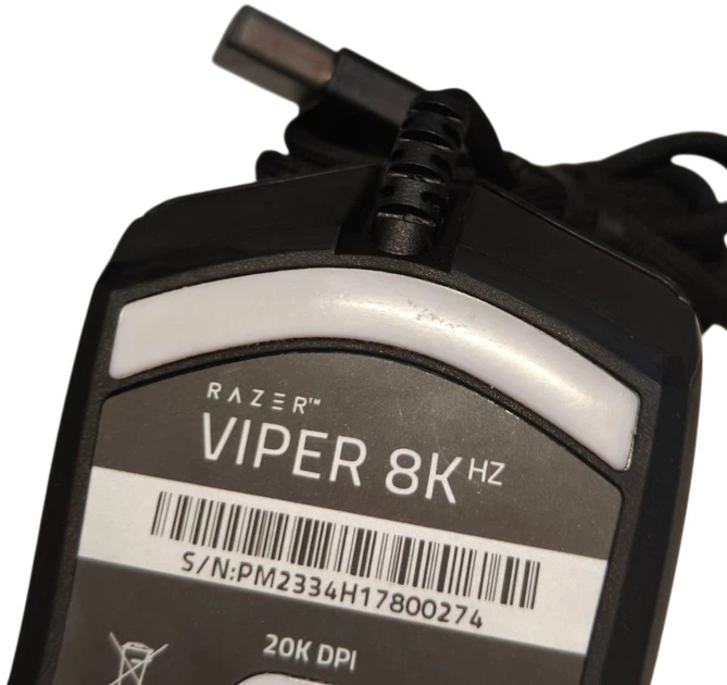 Mysz RAZER Viper 8KHz (RZ01-03580100-R3M1) (955555916066309) - Outlet - obraz 7