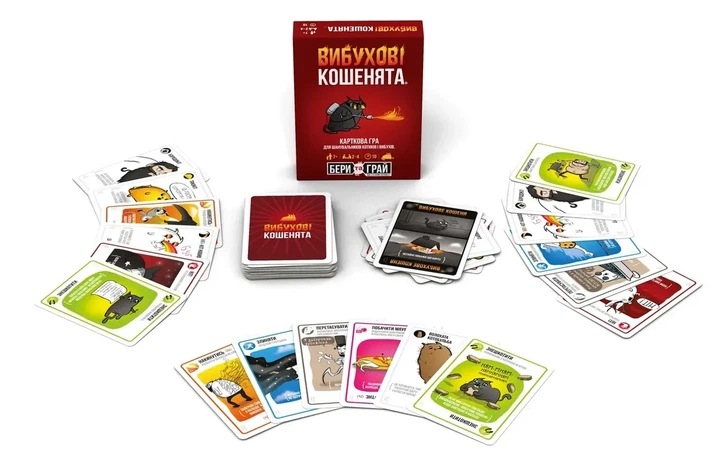 Настольная игра Взрывные котята: Бери и играй (Exploding Kittens: Grab & Game) - изображение 3
