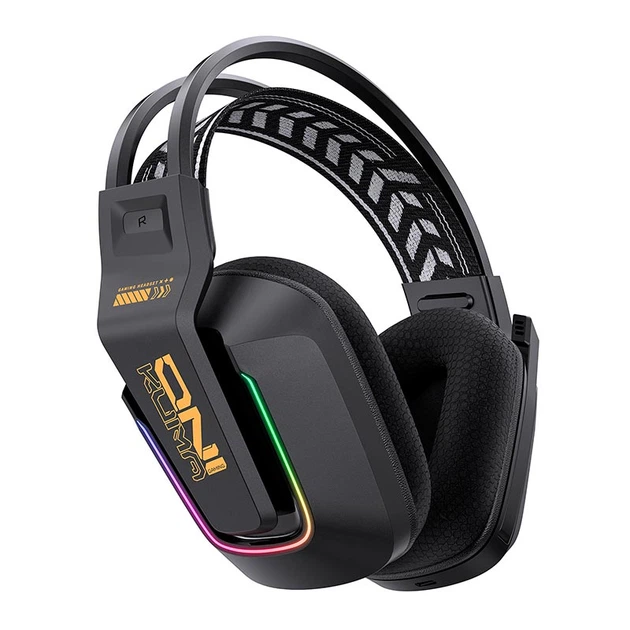 Навушники Onikuma Tri Mode gaming headphones GT828 |BT5.4/2.4G/Type-C, 15/55H, RGB| Black - изображение 3