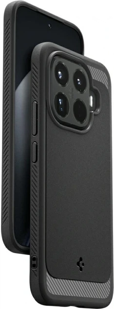 Чохол Spigen Rugged Armor для Xiaomi 15T Pro Matte Black (ACS11152) - зображення 8