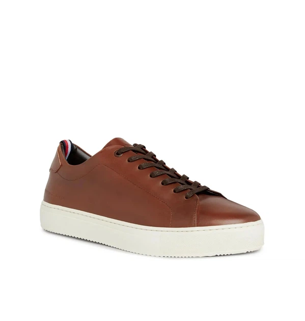 Кеди чоловічі Tommy Hilfiger Premium Heritage Cupsole Brown 42 Коричневий FM0FM04832 - зображення 2