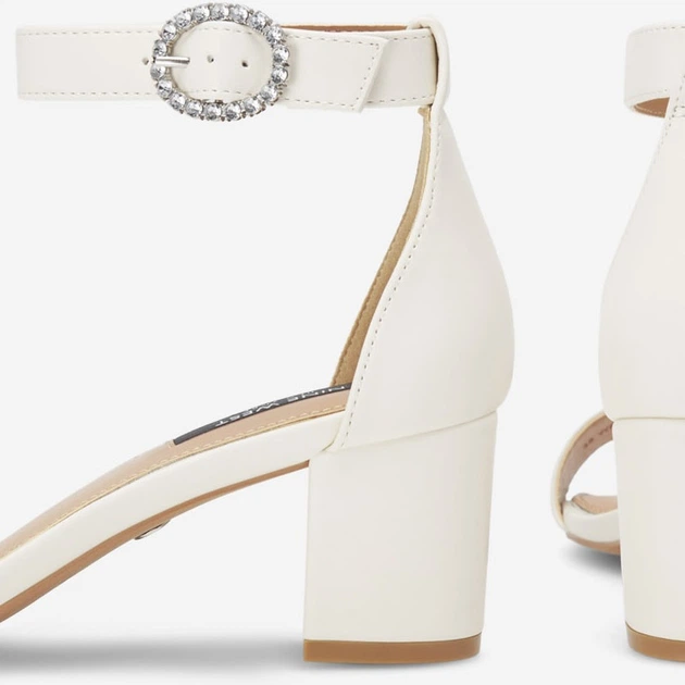 Женские босоножки Nine West WFA2641-1 5904862339412 36 23.7 см Белые (5904862339443) - изображение 6