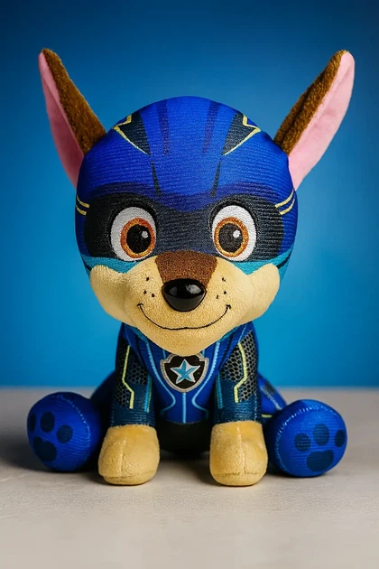 Мягкая плюшевая игрушка Мега Гонщик (Chase) Щенячий Патруль Paw Patrol DOG SWAT 25 см 31-004 - изображение 2
