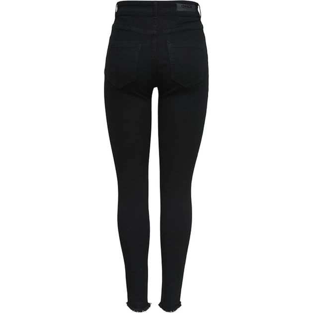 Жіночі завужені брюки Only Blush Life Mid чорного кольору XS 15167313 BLACK XS/32 - изображение 5