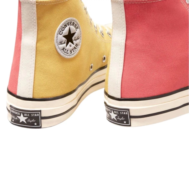 Жіночі кросівки Converse Chuck 70 Hi кросівки жовто-рожеві 36 171660C (36) - изображение 5