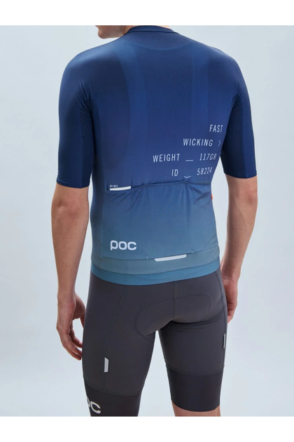 Чоловіча велофутболка POC Pristine Print Jersey синя M PC582248599 (M) - Фото 2 Чоловіча велофутболка POC Pristine Print Jersey синя M PC582248599 (M) - изображение 2