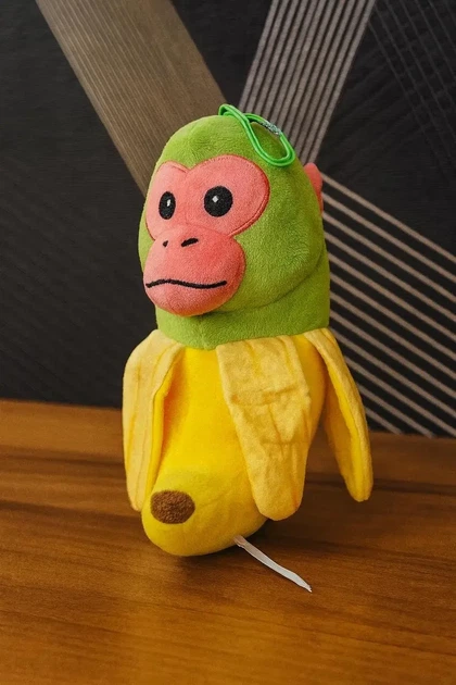 Мягкая плюшевая игрушка Брейнрот Шимпанзини Бананини (Chimpanzini Bananini) Brainrot 20 см - изображение 2