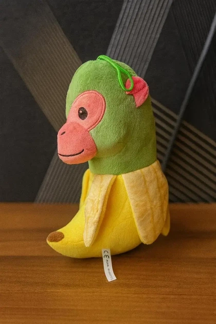 Мягкая плюшевая игрушка Брейнрот Шимпанзини Бананини (Chimpanzini Bananini) Brainrot 20 см - изображение 3