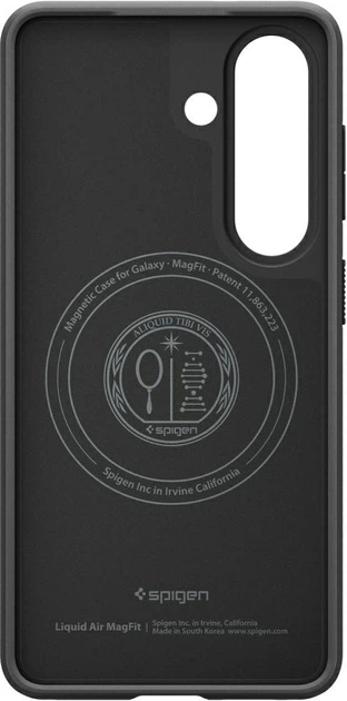 Etui Spigen Liquid Air Mag MagSafe do Samsung Galaxy S26 Plus Matte Black (ACS10704) - obraz 4