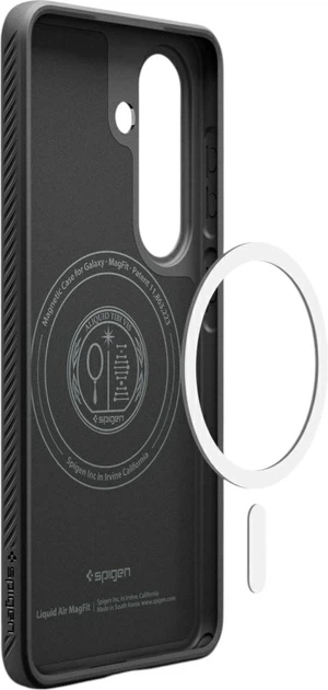 Etui Spigen Liquid Air Mag MagSafe do Samsung Galaxy S26 Plus Matte Black (ACS10704) - obraz 6