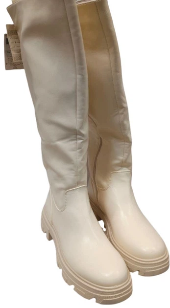 Kalosze damskie Cropp 6596P-01X 41 26.7 cm Kremowe (5904684941343) (955555914528789) - Outlet - obraz 6