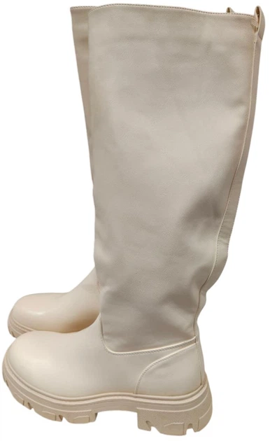 Kalosze damskie Cropp 6596P-01X 41 26.7 cm Kremowe (5904684941343) (955555914528789) - Outlet - obraz 7