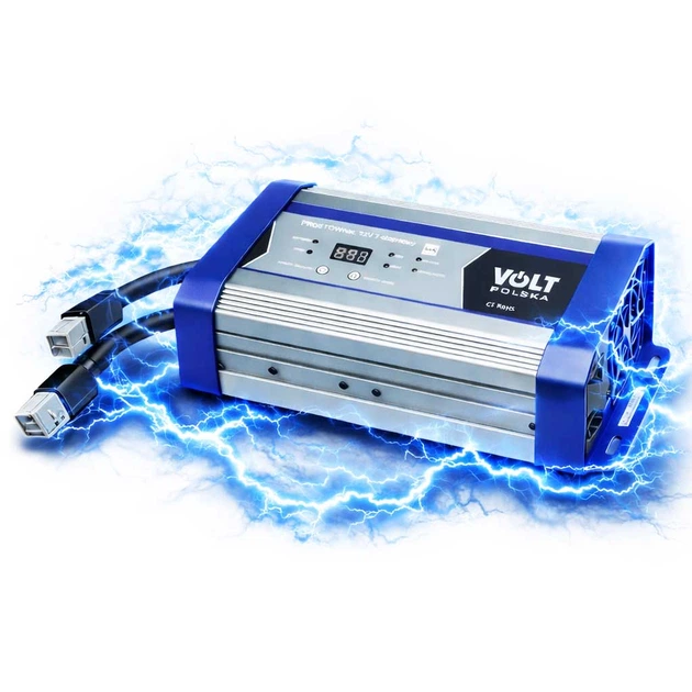 Регульований зарядний пристрій Volt Polska12V 50A для LiFePO4 AGM GEL акумуляторів (6PRLIFE50A) - изображение 5