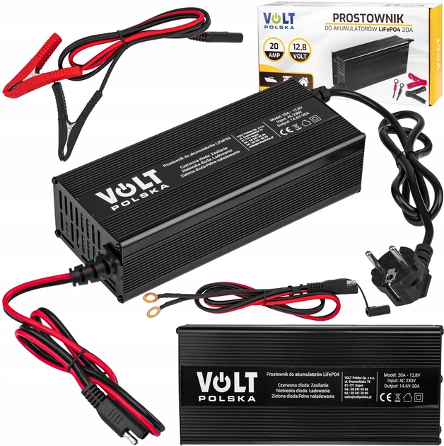 Зарядний пристрій для акумуляторів LiFePO4 20A Volt Polska 6PRLIFE20A - изображение 7