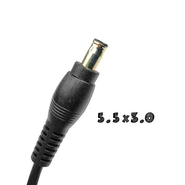 Блок живлення для ноутбука Samsung 19V 3.16A (5.5*3.0) з індикатором Black - Фото 2 Блок живлення для ноутбука Samsung 19V 3.16A (5.5*3.0) з індикатором Black - зображення 2