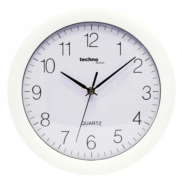 Годинник настінний Technoline WT7000 White (WT7000 weis) - Фото 1 Годинник настінний Technoline WT7000 White (WT7000 weis) - зображення 1