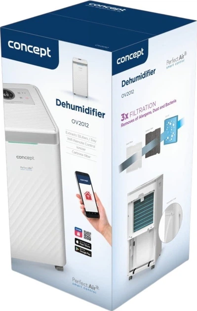 Osuszacz i oczyszczacz powietrza Concept Perfect Air Smart OV2012 - obraz 5